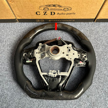 Load image into Gallery viewer, CZD autoparts for Toyota 8th gen Camry se xse le xle 2018-2022 carbon fiber steering wheel with red trim