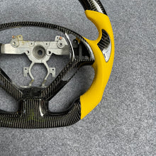 Load image into Gallery viewer, czd auto parts carbon fiber steering wheel for Infiniti Q40 Q60 2014-2015 with yellow perforated leather