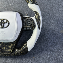 Load image into Gallery viewer, CZD auto parts for Toyota Avalon 2019-2022 carbon fiber steering wheel  with  golden flakes carbon