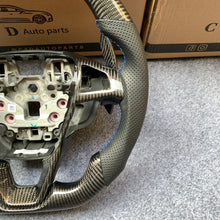Load image into Gallery viewer, CZD Autoparts for Ford  Edge SE ST AWD/ Fusion/ Mondeo MK5/ Galaxy/ S-Max 2013-2020 carbon fiber steering wheel with blue stitching