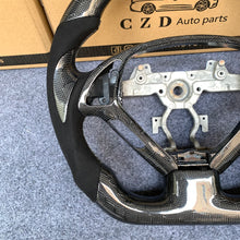 Load image into Gallery viewer, CZD autoparts for Infiniti EX35/ EX37/ G25/ G35/ G37/ G37X/ Q40/ Q60/ QX50 2007-2018 carbon fiber steering wheel with gloss black carbon fiber