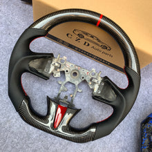 Load image into Gallery viewer, czd auto parts carbon fiber steering wheel for Infiniti Q50 2014-2017 with smooth leather
