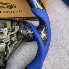 Load image into Gallery viewer, CZD autoparts for Honda Accord CL7 CL9 2003-2005 carbon fiber steering wheel with blue flakes carbon fiber