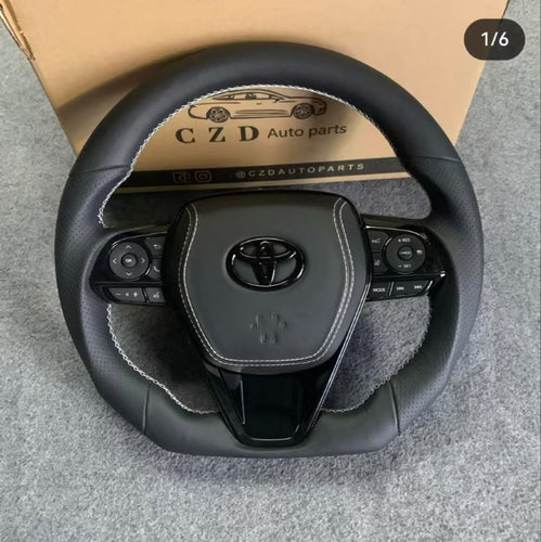 2019-2022 Toyota 8th gen Camry se xse le xle/Avalon carbon fiber steering wheel with piano black from czd auto parts