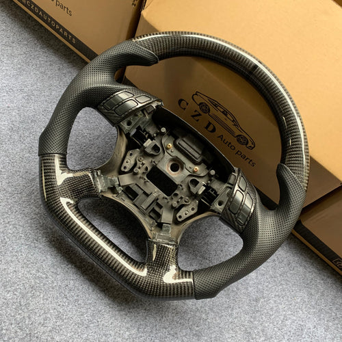CZD auto parts For Honda Inspire carbon fiber steering wheel with black stripe
