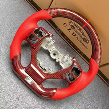 Load image into Gallery viewer, CZD auto parts carbon fiber steering wheel for Lexus IS250 IS300 IS350 2014-2020 with red carbon fiber