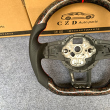 Load image into Gallery viewer, CZD Autoparts for Volkswagen Golf 7 GTI 2015 2016 carbon fiber steering wheel black perforated leather sides