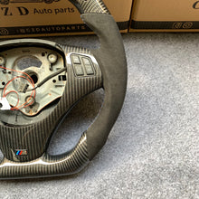 Load image into Gallery viewer, CZD auto parts for BMW M3 E90 E92 E93 2008-2013 carbon fiber steering wheel with alcantara leather &amp; LED