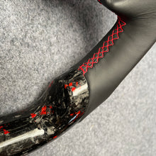 Load image into Gallery viewer, CZD auto parts for Subaru WRX STI  2015-2020 carbon fiber steering wheel with forged carbon fiber with red flakes