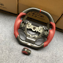 Load image into Gallery viewer, CZD auto parts carbon fiber steering wheel for Lexus RCF F sport with flat top flat bottom shape
