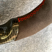 Load image into Gallery viewer, CZD auto parts for Mercedes Benz AMG A35 W177 GT C190 C43 W205 C63S W205 CLA35 C118 2019-2021 carbon fiber steering wheel with alcantarra leather side