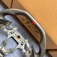 Load image into Gallery viewer, CZD Autoparts For Honda FK2 carbon fiber steering wheel SI badge bottom