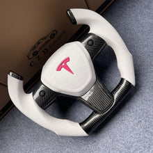 Load image into Gallery viewer, CZD auto parts for Tesla Model 3 2017-2020 carbon fiber steering wheel with F1 shape