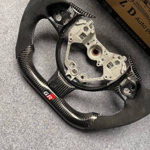 czd auto parts carbon fiber steering wheel for Toyota 86 2016-2019 with black alcantara