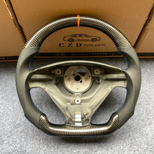 Load image into Gallery viewer, CZD auto parts for volvo s60 2005-2009 carbon fiber steering wheel with orange stripe