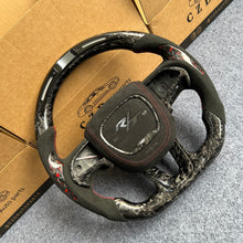 Load image into Gallery viewer, CZD auto parts for Dodge Charger 2015-2021 carbon fiber steering wheel with forged carbon fiber &amp; LED