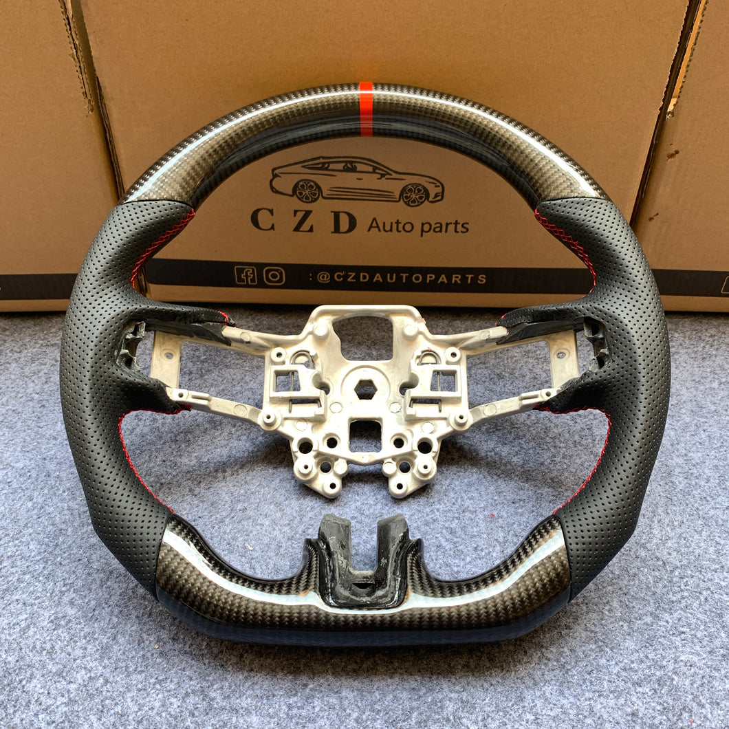CZD autoparts for Ford Mustang 2015-2017 carbon fiber steering wheel