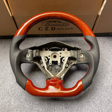 Load image into Gallery viewer, CZD auto parts for Subaru Impreza /WRX /STI/ Multifunction 2008 - 2014 carbon fiber steering wheel with  peach wood