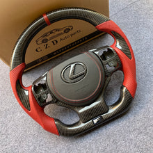 Load image into Gallery viewer, CZD auto parts carbon fiber steering wheel for Lexus IS200t 2016-2017 with airbag cover