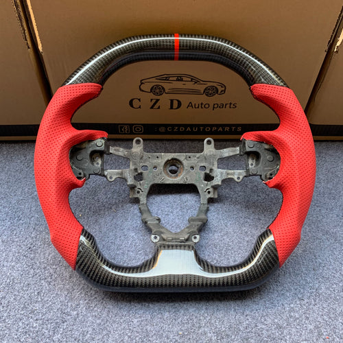 czd auto parts carbon fiber steering wheel for Honda 9th gen Civic/SI 2012-2015