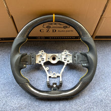 Load image into Gallery viewer, CZD auto parts for Subaru WRX STI  2015-2020 carbon fiber steering wheel with yellow stitching