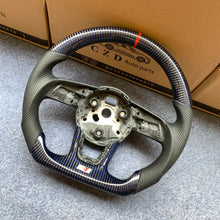 Load image into Gallery viewer, CZD auto parts for Audi A3 (8V) carbon fiber steering wheel with blue &amp; black carbon fiber
