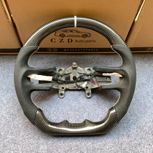 Load image into Gallery viewer, CZD auto parts JEEP WRANGLER JL GLADIATOR 2018+ carbon fiber steering wheel with perforated leather side