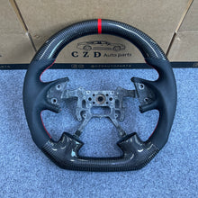 Load image into Gallery viewer, CZD auto parts for Acura TL 2004-2006 carbon fiber steering wheel with red stripe line