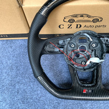 Load image into Gallery viewer, CZD auto parts for Audi A4 (B9) Avant carbon fiber steering wheel with led