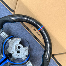 Load image into Gallery viewer, CZD auto parts for  BMW M2 F87 M3 F80 M4 F82 F83 M5 F10 M6 F06 F12 F13 X5 M F85 X6 M F86 carbon fiber steering wheel with perforated leather side