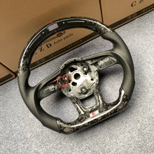 Load image into Gallery viewer, CZD auto parts for Audi A3 (8V) carbon fiber steering wheel  with forged carbon &amp; led