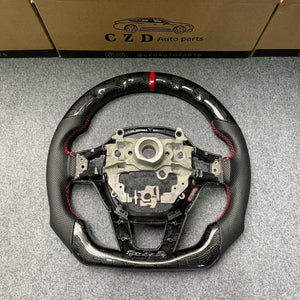 czd auto parts carbon fiber steering wheel for Honda 11th gen Civic XI 2021-2022 with honeycomb carbon fiber