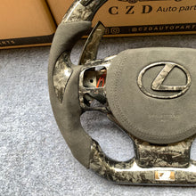 Load image into Gallery viewer, CZD auto parts carbon fiber steering wheel for Lexus IS250 IS300 IS350 2014-2020 with forged carbon fiber