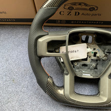 Load image into Gallery viewer, CZD Auto Parts carbon fiber steering wheel for Ford F-600 2020-2021
