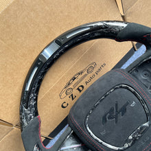 Load image into Gallery viewer, CZD auto parts for Dodge Durango 2018-2021 carbon fiber steering wheel with forged carbon fiber &amp; LED