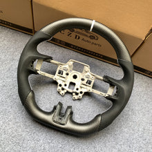 Load image into Gallery viewer, CZD for 2018-2023 Ford SHELBY GT350 carbon fiber steering wheel with white stripe line