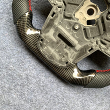 Load image into Gallery viewer, CZD auto parts for TOYOTA SUPRA A90 A91 MK5 2020-2021 carbon fiber steering wheel with red stripe line