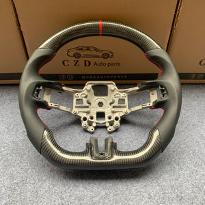 czd auto parts carbon fiber steering wheel for Ford Mustang 2018-2023
