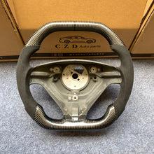 Load image into Gallery viewer, CZD auto parts for volvo s60 2005-2009 carbon fiber steering wheel with black stripe