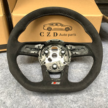 Load image into Gallery viewer, CZD auto parts carbon fiber steering wheel for Audi A1 (8X) Sportback with full alcantara