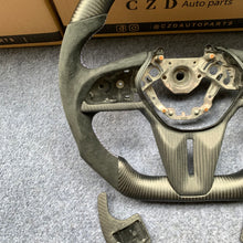 Load image into Gallery viewer, CZD auto parts for Nissan GTR R50 2017-2022 carbon fiber steering wheel with paddle shifter
