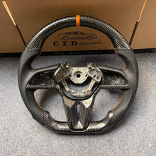 Load image into Gallery viewer, CZD autoparts for Nissan GTR R50 2017-2022 carbon fiber steering wheel with  orange stripe line