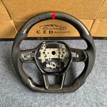 Load image into Gallery viewer, czd auto parts carbon fiber steering wheel for Honda 11th gen Civic XI 2021-2022 with gloss carbon fiber