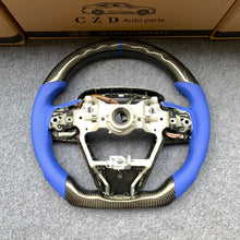 Load image into Gallery viewer, CZD auto parts for Toyota  Avalon 2019-2022 carbon fiber steering wheel with blue leather