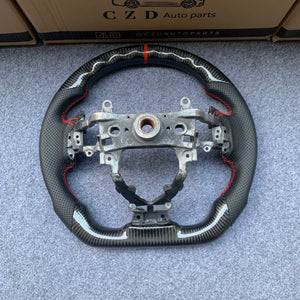 CZD Autoparts For Honda 9th gen Civic/SI 2012-2015 carbon fiber steering wheel SI badge bottom