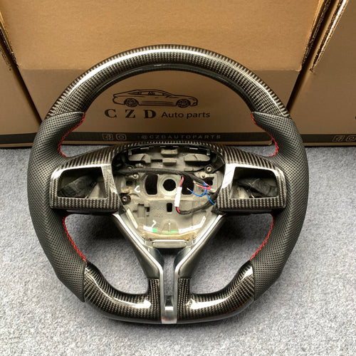 CZD auto parts carbon fiber steering wheel for Maserati Quattroporte GTS 2013-2019 with no stripe