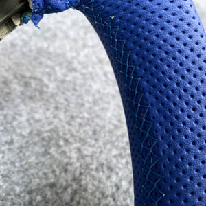 czd auto parts carbon fiber steering wheel for Honda 10th gen Accord EXL EX LX/Insight with blue perforated leather