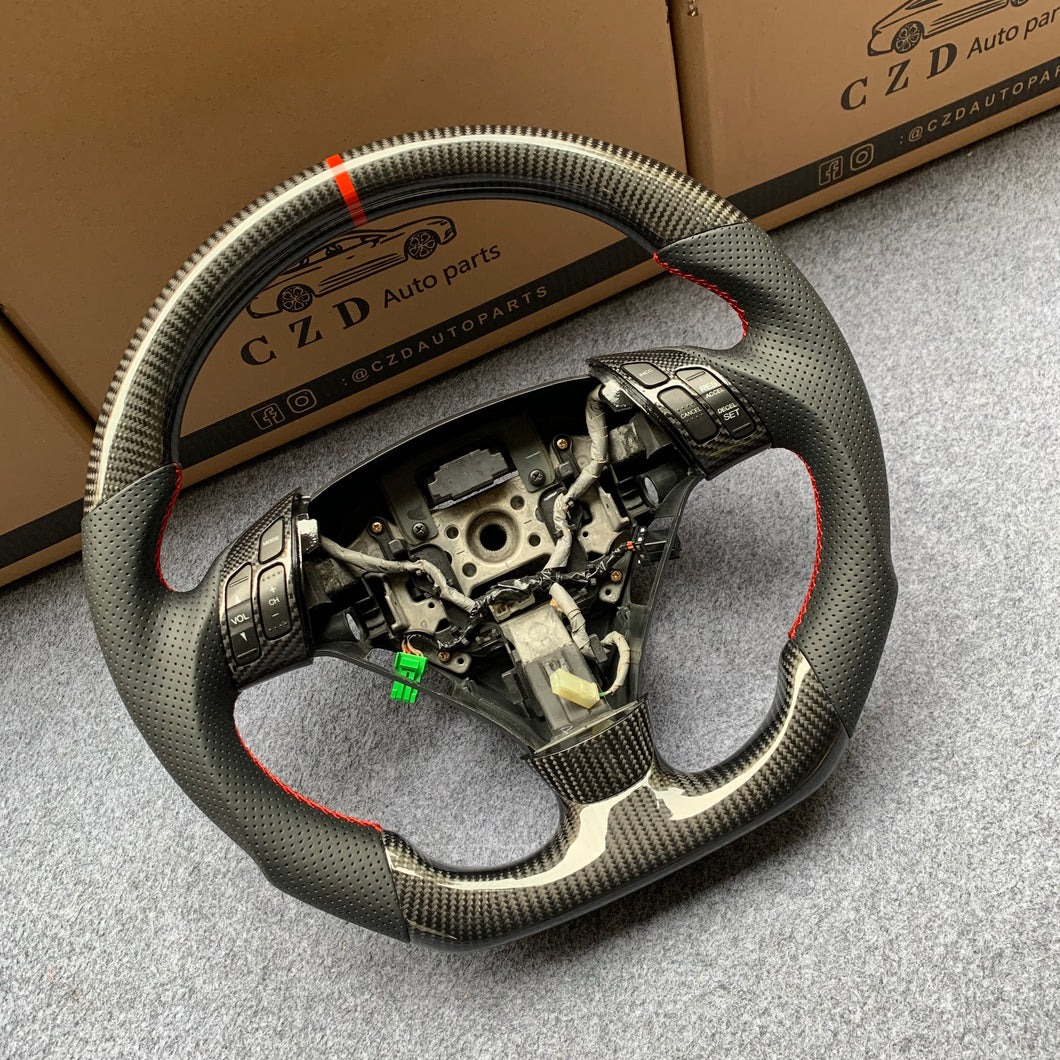 CZD autoparts for Honda Accord (Coupe) 7 2003-2007 carbon fiber steering wheel