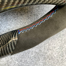 Load image into Gallery viewer, CZD auto parts for BMW M3 E90 E92 E93 2008-2013 carbon fiber steering wheel with alcantara leather &amp; LED