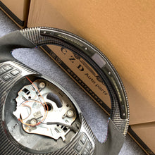 Load image into Gallery viewer, CZD auto parts for BMW M3 E90 E92 E93 2008-2013 carbon fiber steering wheel with alcantara leather &amp; LED